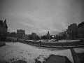Looking Into The City Square [Photography Print]